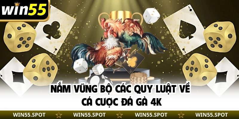 Nắm vững bộ các quy luật về cá cược đá gà 4K