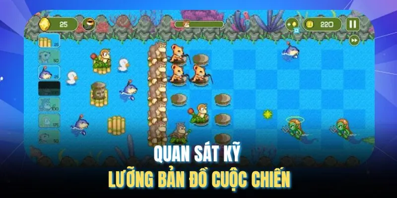 Quan sát kỹ lưỡng bản đồ cuộc chiến 